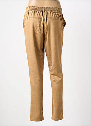 Pantalon chino taille normale taille normale beige ELLE EST OU LA MER femme