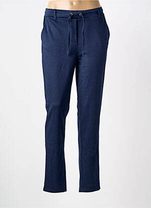 Pantalon chino taille normale taille normale bleu ELLE EST OU LA MER femme