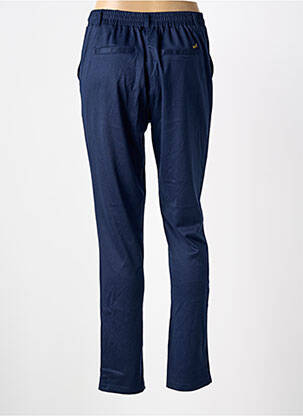 Pantalon chino taille normale taille normale bleu ELLE EST OU LA MER femme