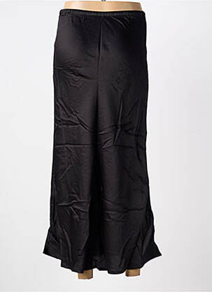 Jupe longue coupe fluide noir GRACE & MILA femme