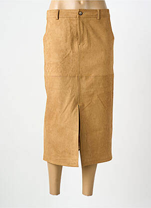 Jupe longue beige GRACE & MILA femme