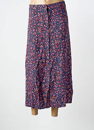 Jupe longue bleu PIECES femme