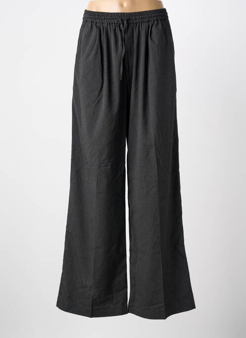 Pantalon flare taille élastique taille normale gris GRACE & MILA femme