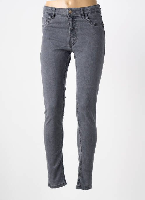 Jeans skinny taille normale taille normale gris ELLE EST OU LA MER femme