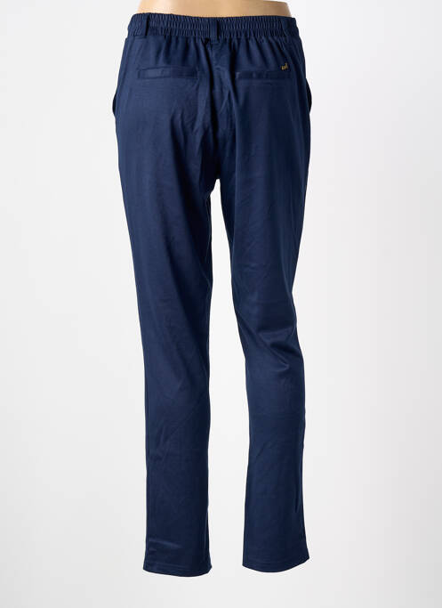 Pantalon chino poches taille normale bleu ELLE EST OU LA MER femme