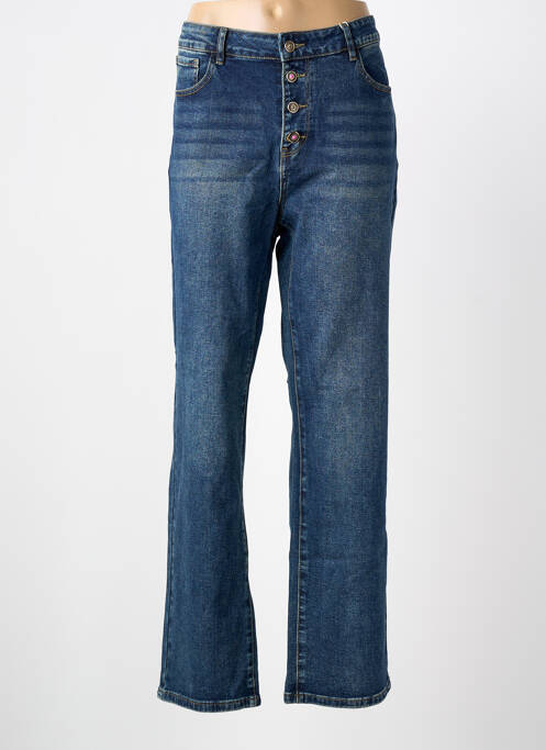 Jeans coupe droite bleu ONADO femme