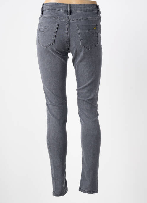 Jeans skinny gris ELLE EST OU LA MER femme