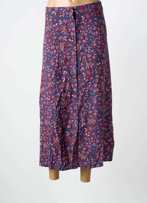 Jupe longue bleu PIECES femme