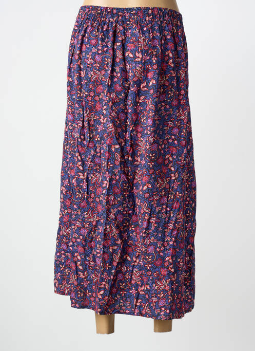 Jupe longue bleu PIECES femme