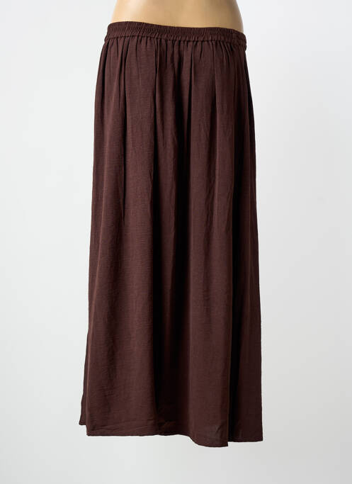 Jupe longue marron MAJOLICA femme