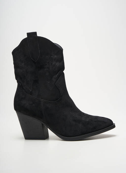 Bottines/boots bout pointu talon de 7 à 9cm noir FINDLAY femme