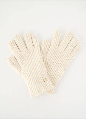 Gants stretch beige PIECES femme