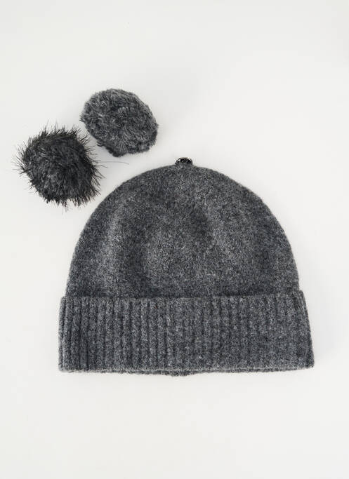 Bonnet stretch gris GRACE & MILA femme