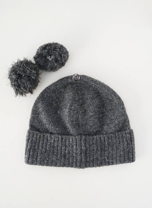 Bonnet stretch gris GRACE & MILA femme
