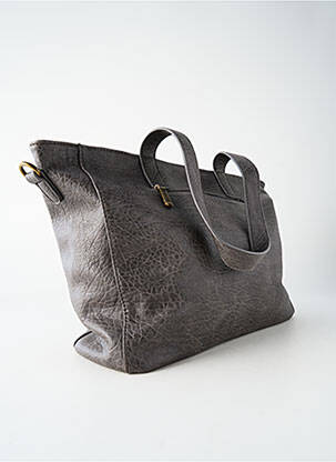 Sac multipoches forme trapèze gris MANDOLINE femme