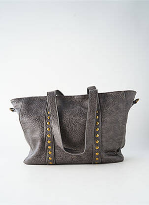 Sac forme trapèze forme trapèze gris MANDOLINE femme