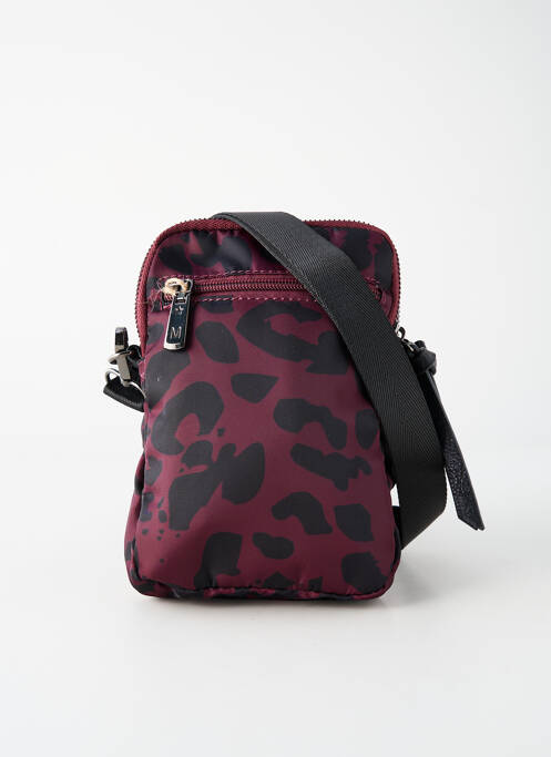 Sac fermeture zippée forme rectangulaire violet MANDOLINE femme