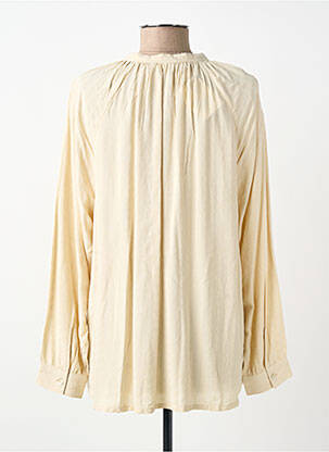 Chemisier coupe fluide manches longues beige NICE THINGS femme