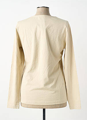Top col rond manches longues beige SANDWICH femme