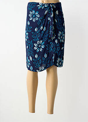 Jupe mi-longue bleu NICE THINGS femme