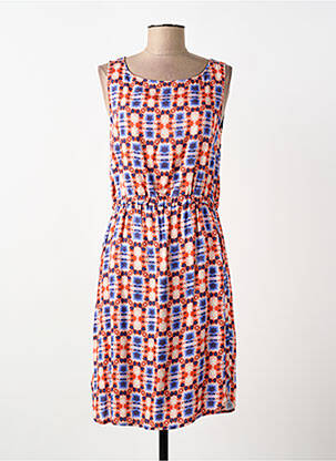 Robe mi-longue rouge LA FEE MARABOUTEE femme