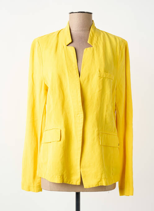 Veste casual col tailleur jaune SANDWICH femme