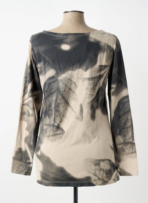 Top imprimé fantaisie manches longues beige SANDWICH femme