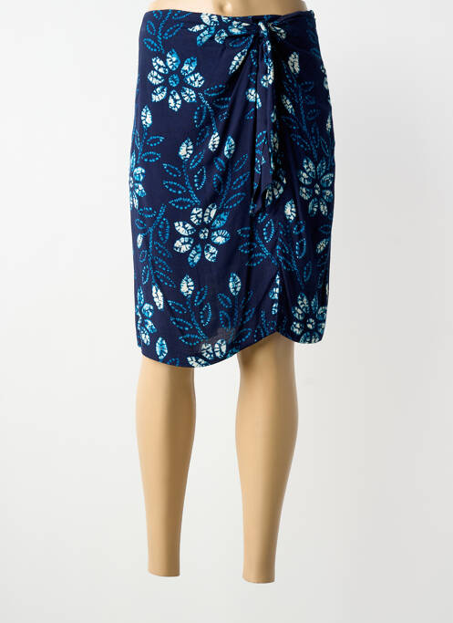 Jupe mi-longue bleu NICE THINGS femme