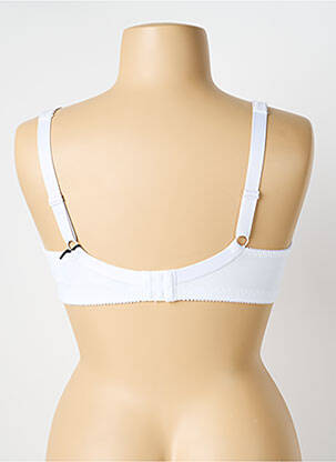 Soutien-gorge sans armature haut soutien-gorge emboitant blanc PIEGE femme