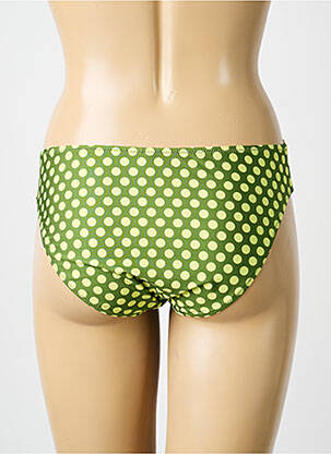 Bas de maillot de bain stretch vert ANTIGEL femme