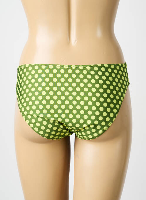 Bas de maillot de bain stretch vert ANTIGEL femme