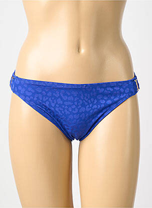 Bas de maillot de bain effet matière satinée culotte bleu AUBADE femme