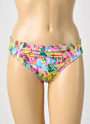 Bas de maillot de bain effet matière satinée culotte rose PRIMA DONNA femme