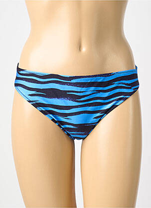 Bas de maillot de bain tissage satiné culotte bleu MARIE JO femme