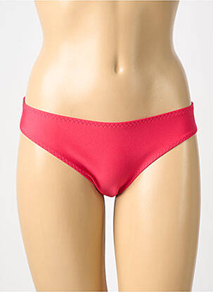 Bas de maillot de bain effet matière satinée culotte rouge SIMONE PERELE femme