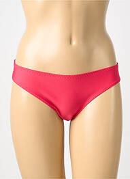 Bas de maillot de bain effet matière satinée culotte rouge SIMONE PERELE femme