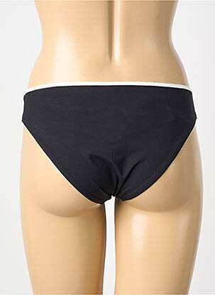 Bas de maillot de bain tissage satiné culotte noir EMPREINTE femme