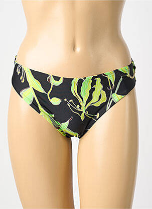 Bas de maillot de bain imprimé fleurs culotte noir LISE CHARMEL femme
