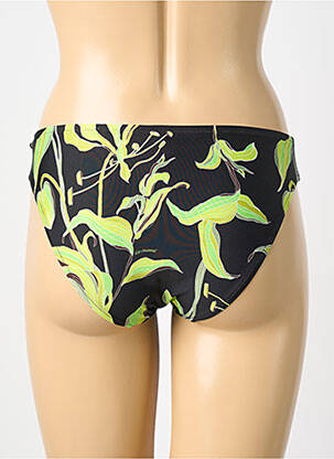 Bas de maillot de bain imprimé fleurs culotte noir LISE CHARMEL femme