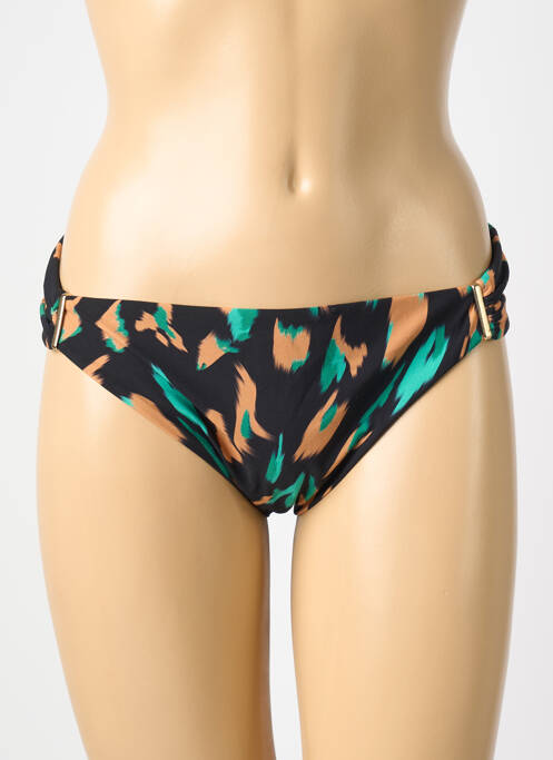 Bas de maillot de bain tissage satiné culotte noir AUBADE femme