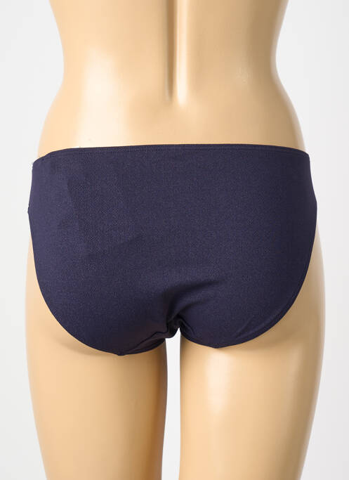 Bas de maillot de bain effet matière satinée culotte bleu PRIMA DONNA femme