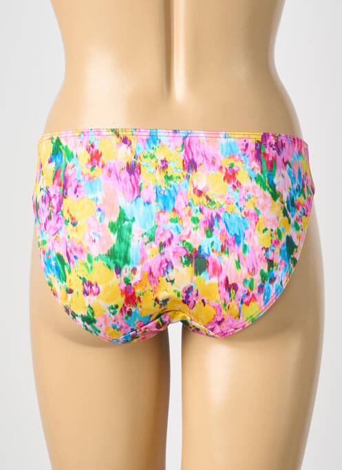 Bas de maillot de bain effet matière satinée culotte rose PRIMA DONNA femme