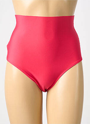 Bas de maillot de bain effet matière satinée culotte rouge SIMONE PERELE femme