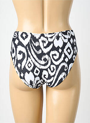 Bas de maillot de bain imprimé fantaisie culotte noir ANTIGEL femme