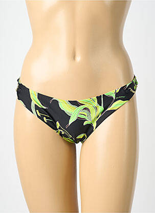 Bas de maillot de bain imprimé fleurs culotte noir LISE CHARMEL femme