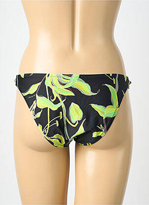 Bas de maillot de bain imprimé fleurs culotte noir LISE CHARMEL femme