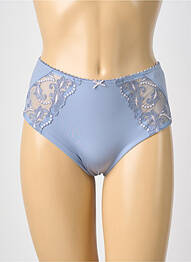 Culotte tissage satiné bleu FELINA femme