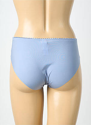 Culotte tissage satiné bleu FELINA femme