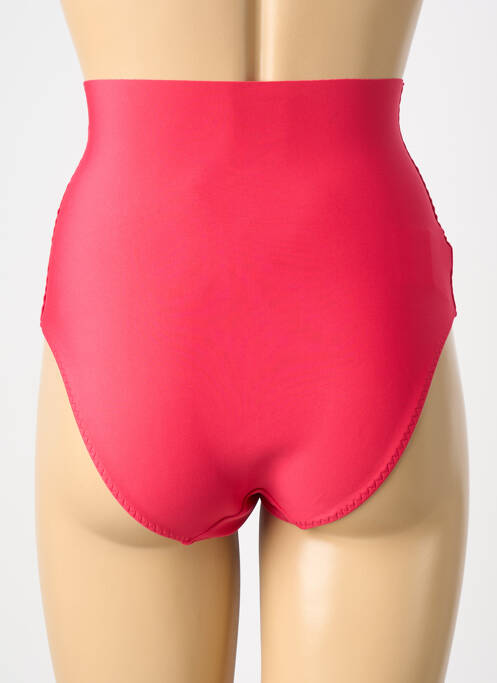 Bas de maillot de bain effet matière satinée culotte rouge SIMONE PERELE femme