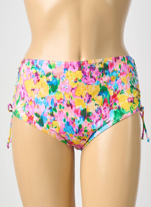 Bas de maillot de bain imprimé fleurs culotte rose PRIMA DONNA femme